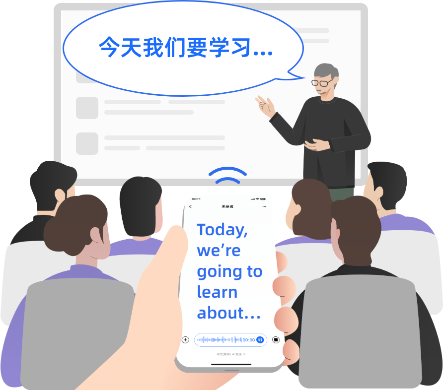 Simultaneous Interpretation Feature Example